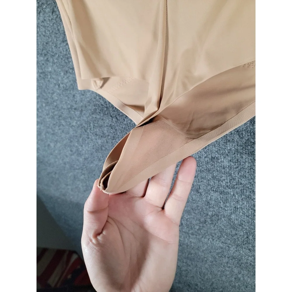 HoneyLove SuperPower Thong Size 1X Beige Sculptwear Panty Shapewear Stretchy